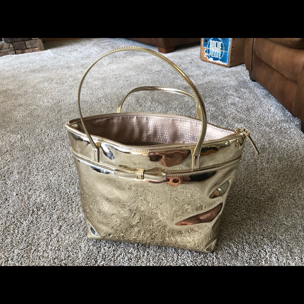 Gold Kate Spade Tote
